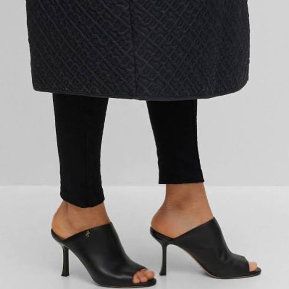 Boss Open Toe Leather Mules - Picture 2 of 8